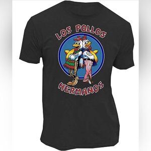 Breaking Bad Men's Los Pollos Hermanos Short Sleeve T-Shirt XL Black